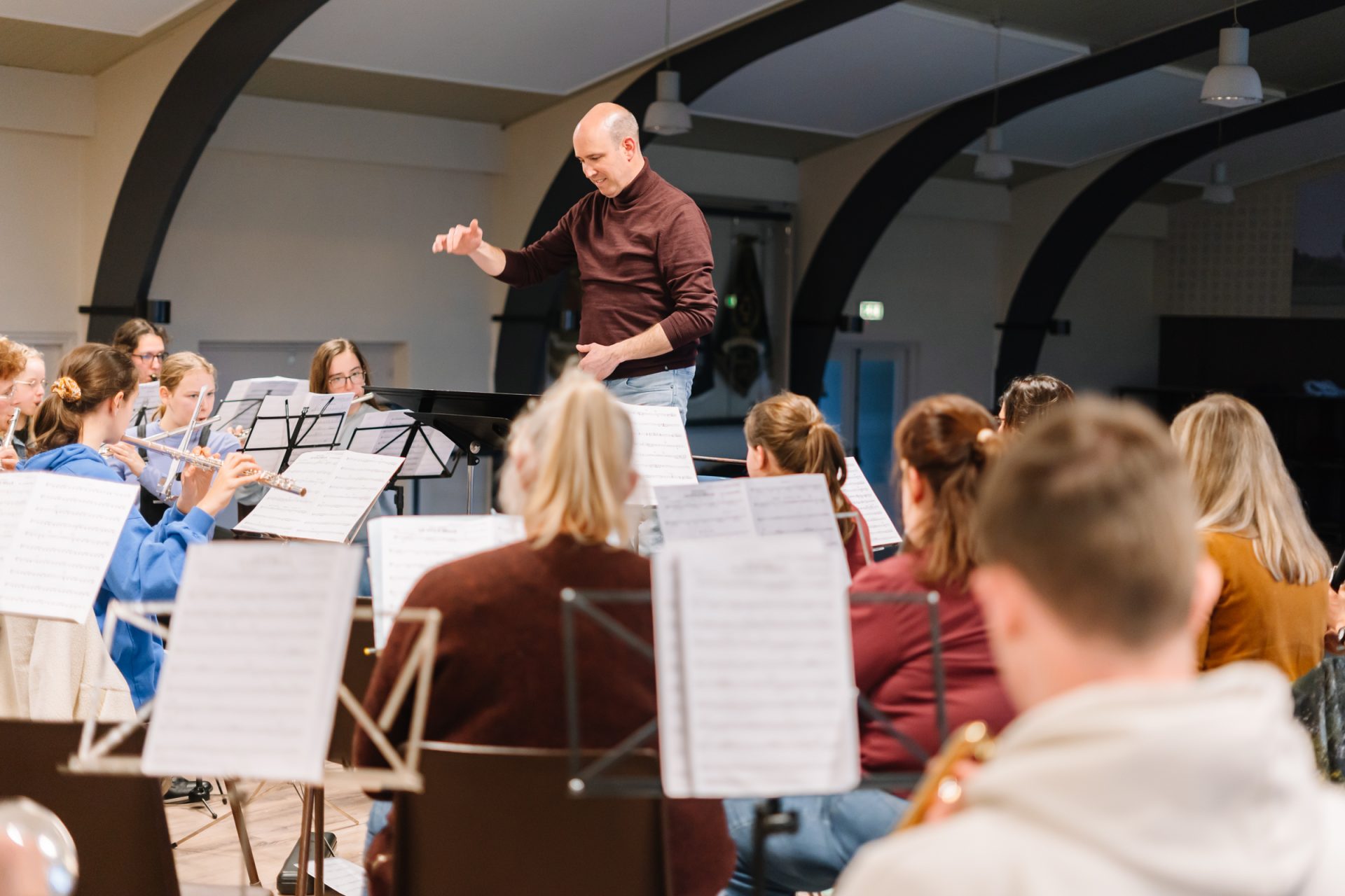 Marc tijdens de repetitie. Foto: Sabrina Roijen